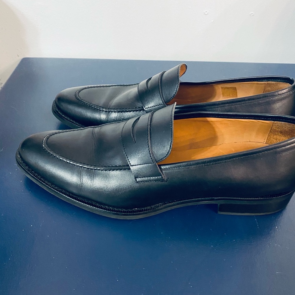 Jack Erwin Leather Loafers Size 11